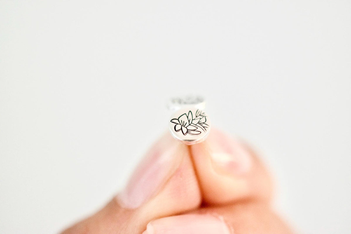 Gladiolus Earrings - August Birth Month Flower