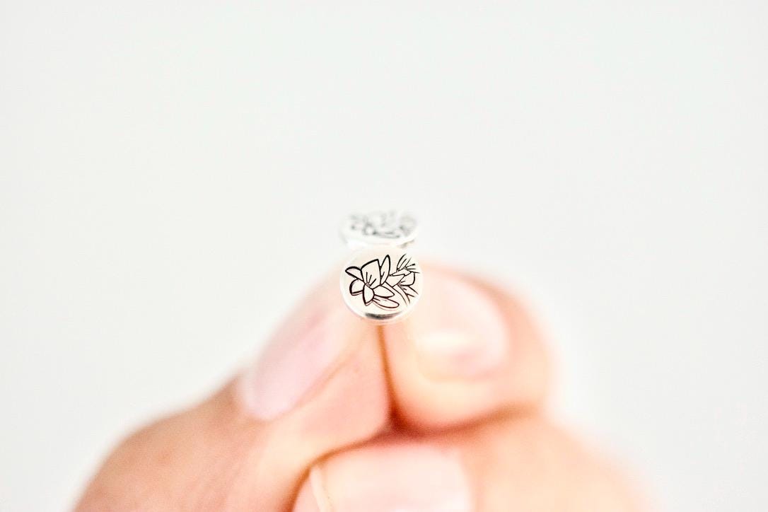 Gladiolus Earrings - August Birth Month Flower