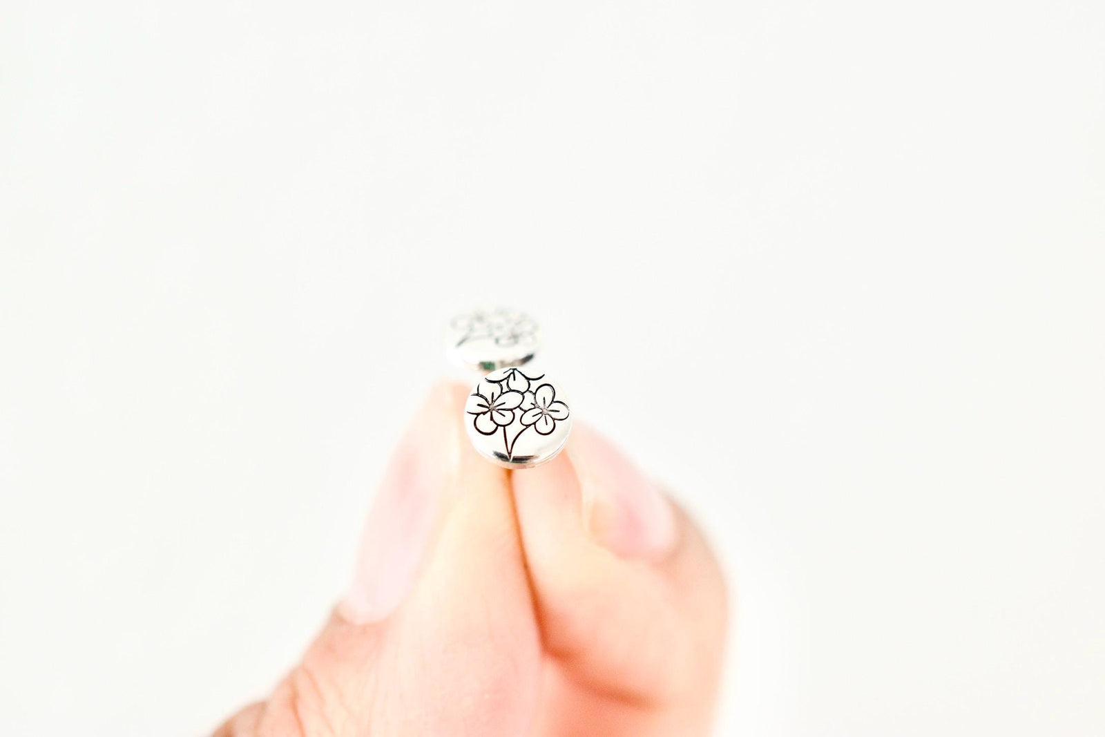 Hawthorn Earrings - May Birth Month Flower