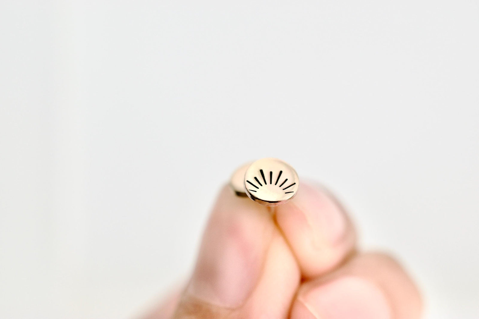 Sunset Earrings - Sterling Stud Earrings - Sunrise Sunburst Jewelry