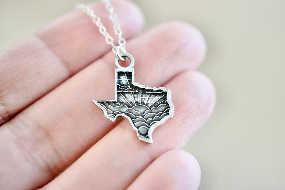 Texas Sunset Necklace - Sterling Texas Charm