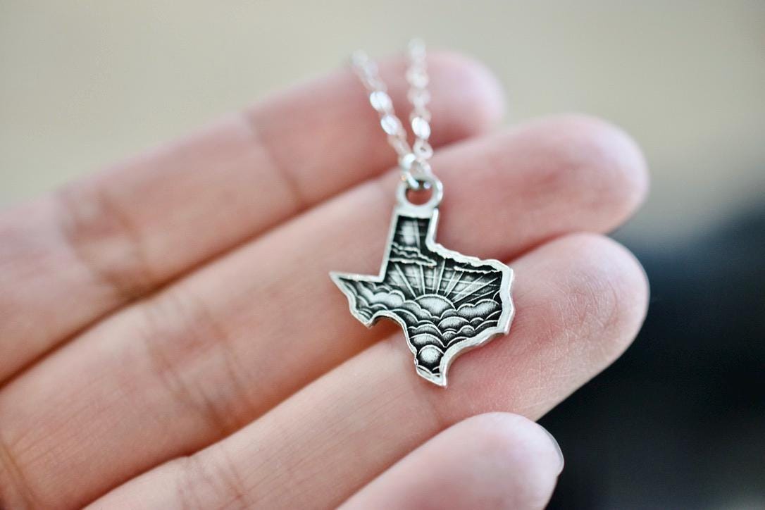 Texas Sunset Necklace - Sterling Texas Charm