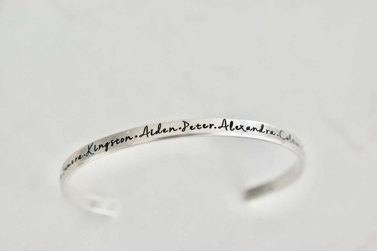 Personalized Name Bracelet - Custom Children, Grandkid Names