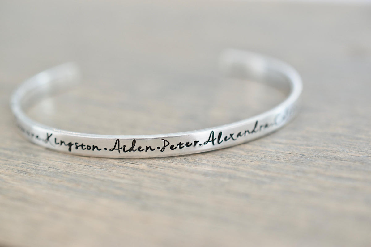 Personalized Name Bracelet - Custom Children, Grandkid Names
