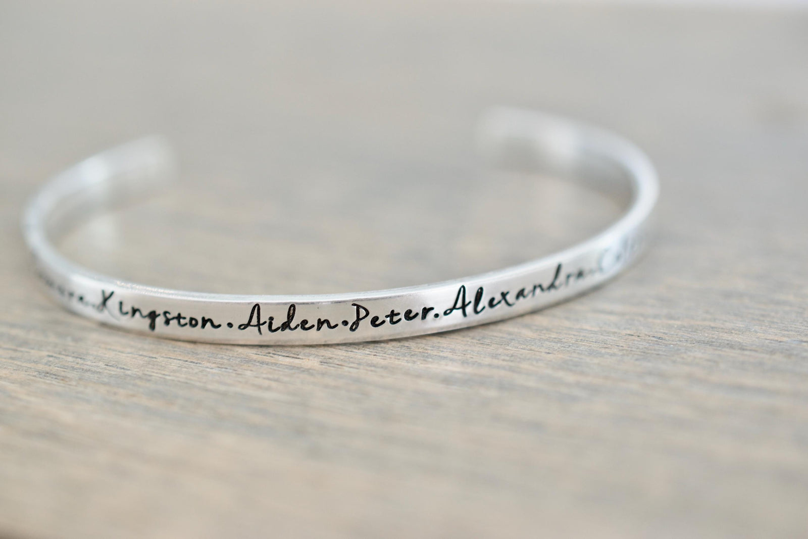 Personalized Name Bracelet - Custom Children, Grandkid Names