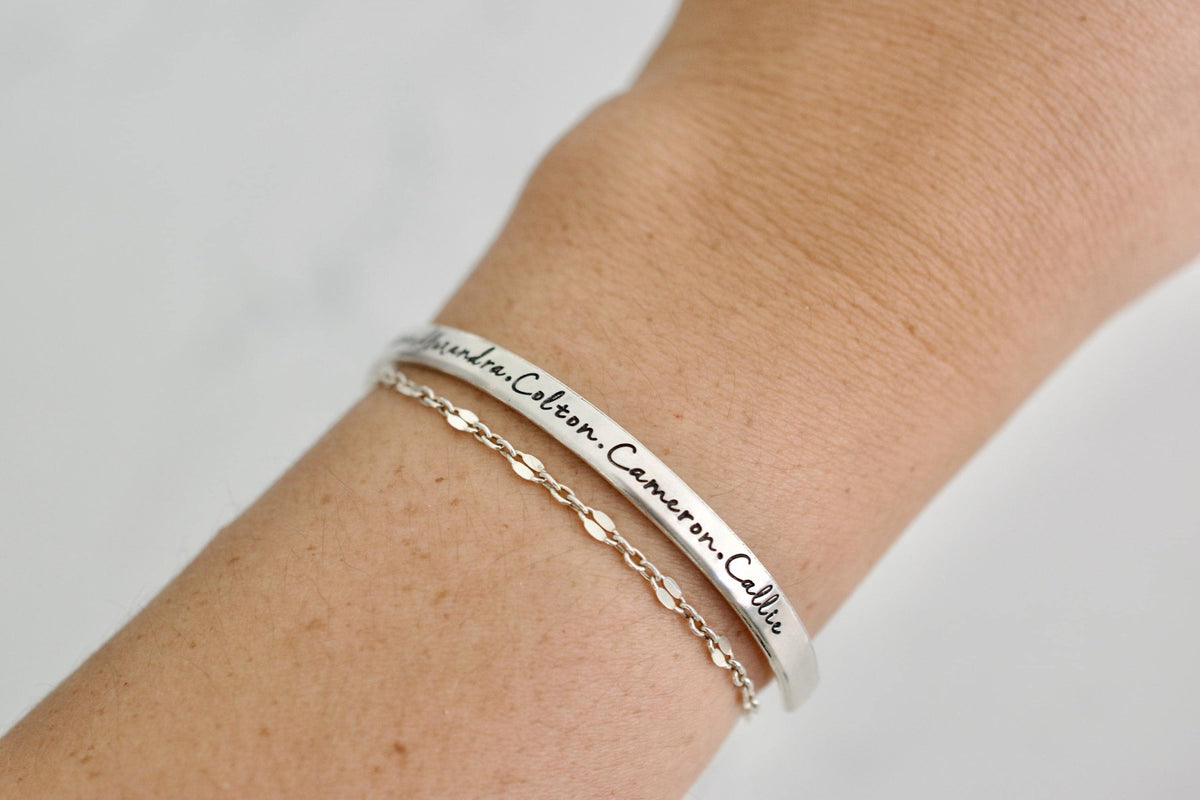 Personalized Name Bracelet - Custom Children, Grandkid Names