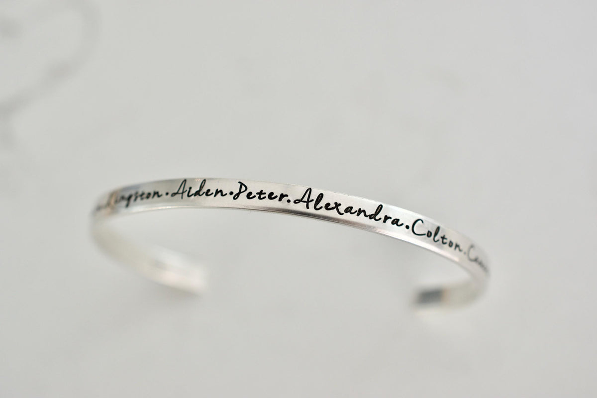 Personalized Name Bracelet - Custom Children, Grandkid Names
