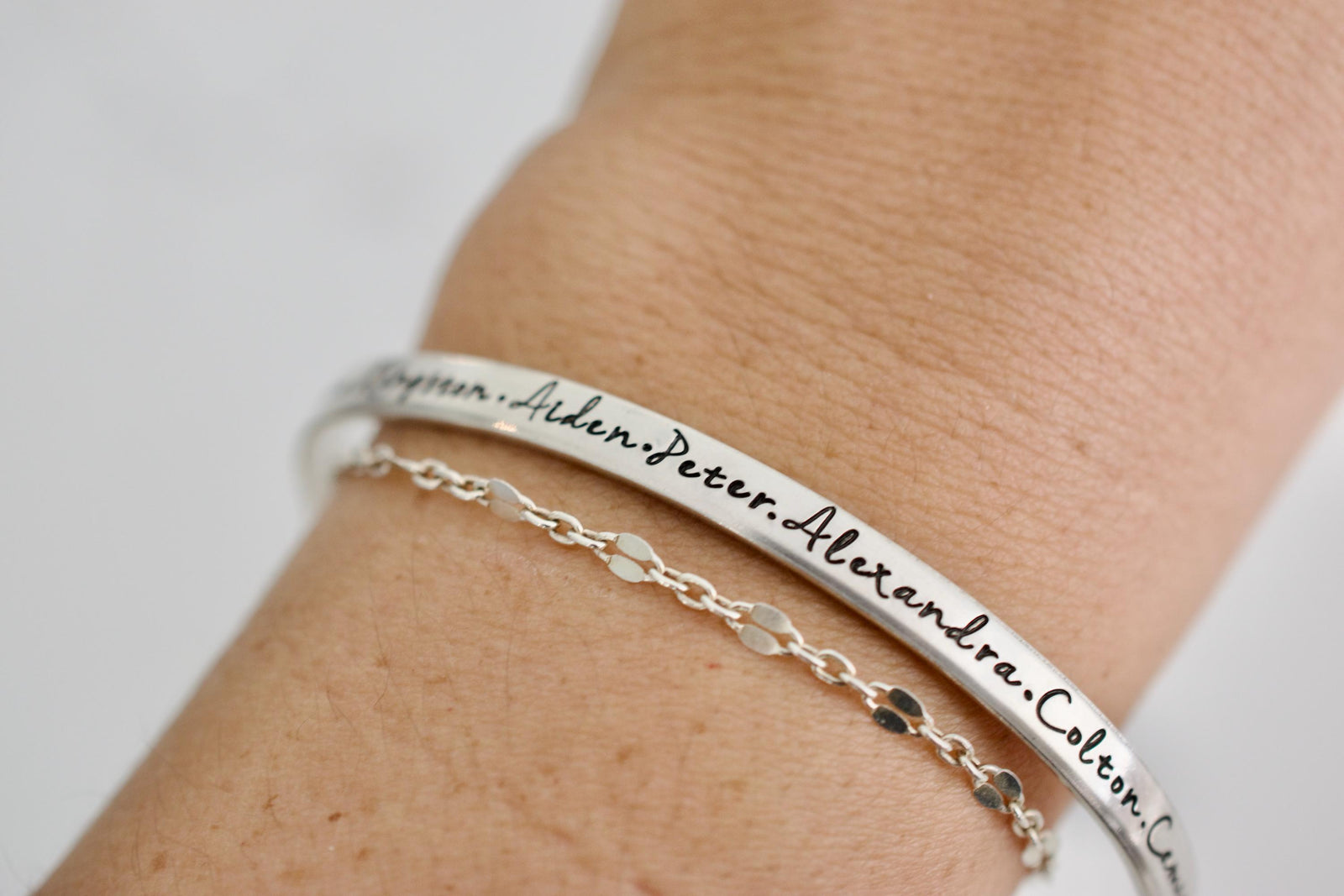 Personalized Name Bracelet - Custom Children, Grandkid Names