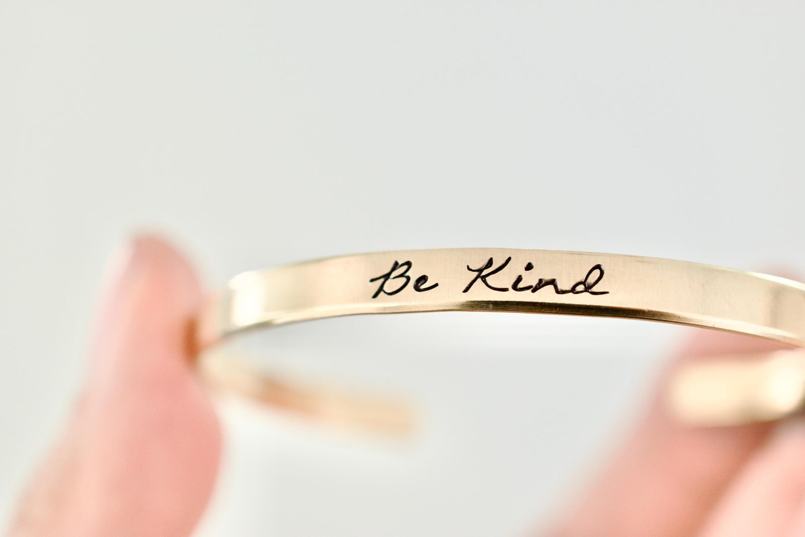 Be Kind Bracelet - Motivational Jewelry | Sterling Silver, Copper, Brass