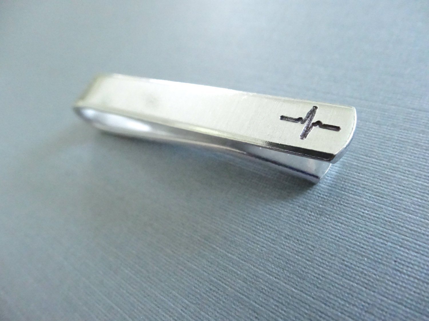 Heartbeat Tie Clip 