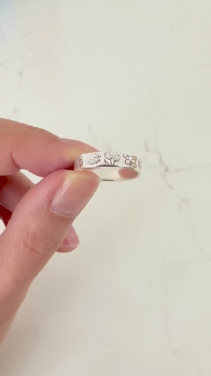 Cactus Ring - Sterling Silver Ring