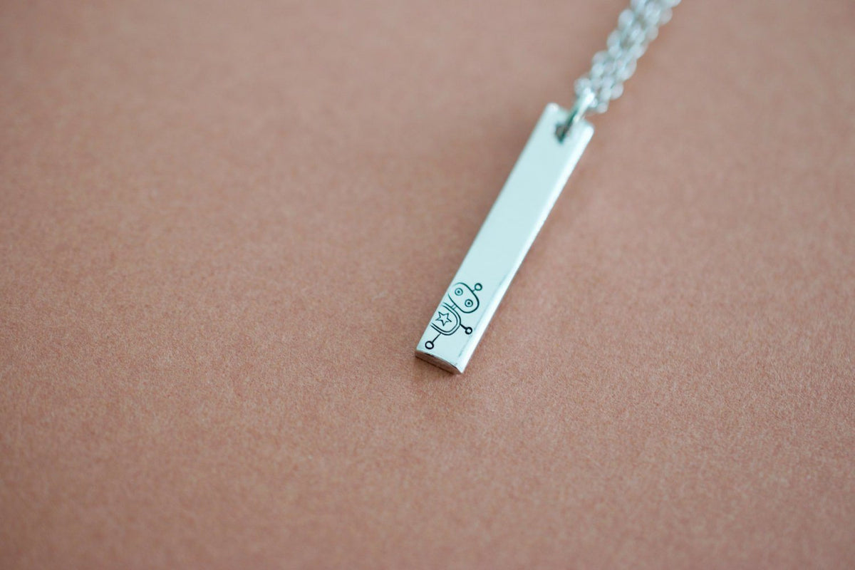 Robot Necklace 