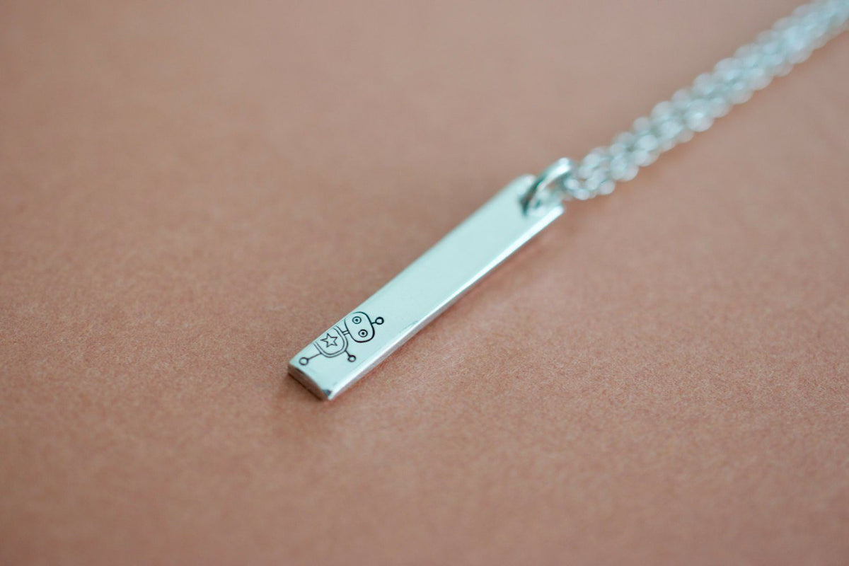 Robot Necklace 