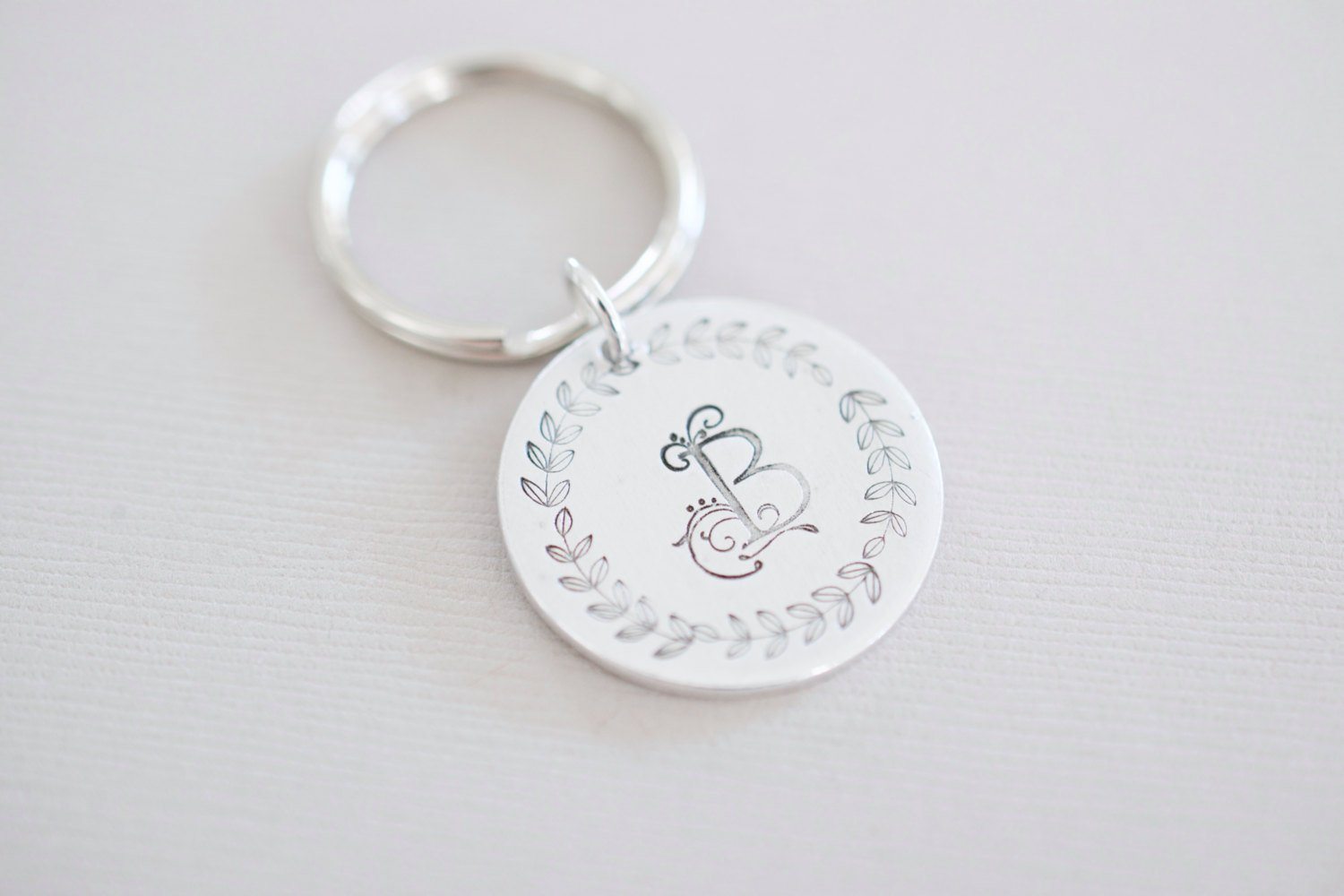 Personalized Initial keychain