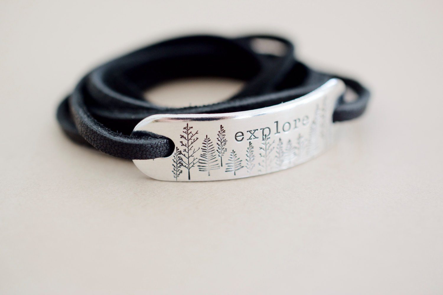 Explore Bracelet | Hand Stamped Bracelet