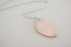 Copper Leaf Necklace | Fall Necklace