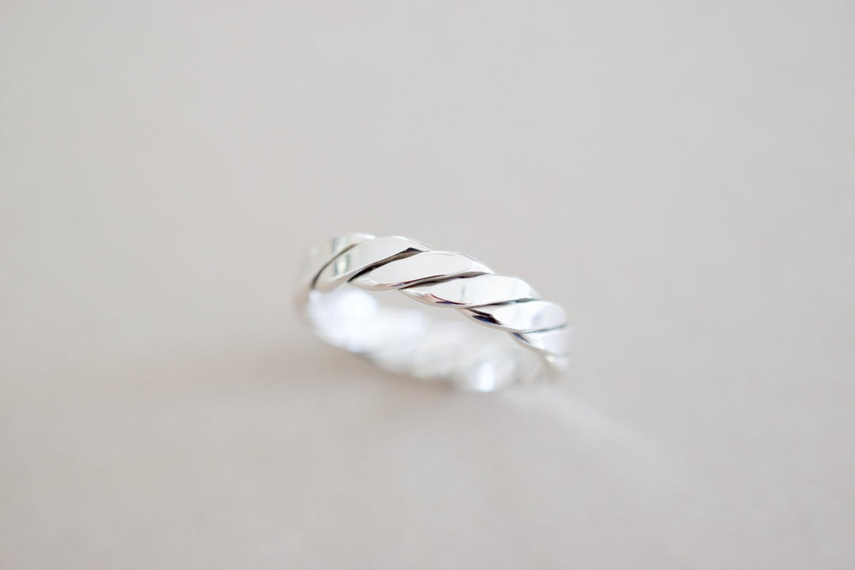 Twisted Sterling Ring 