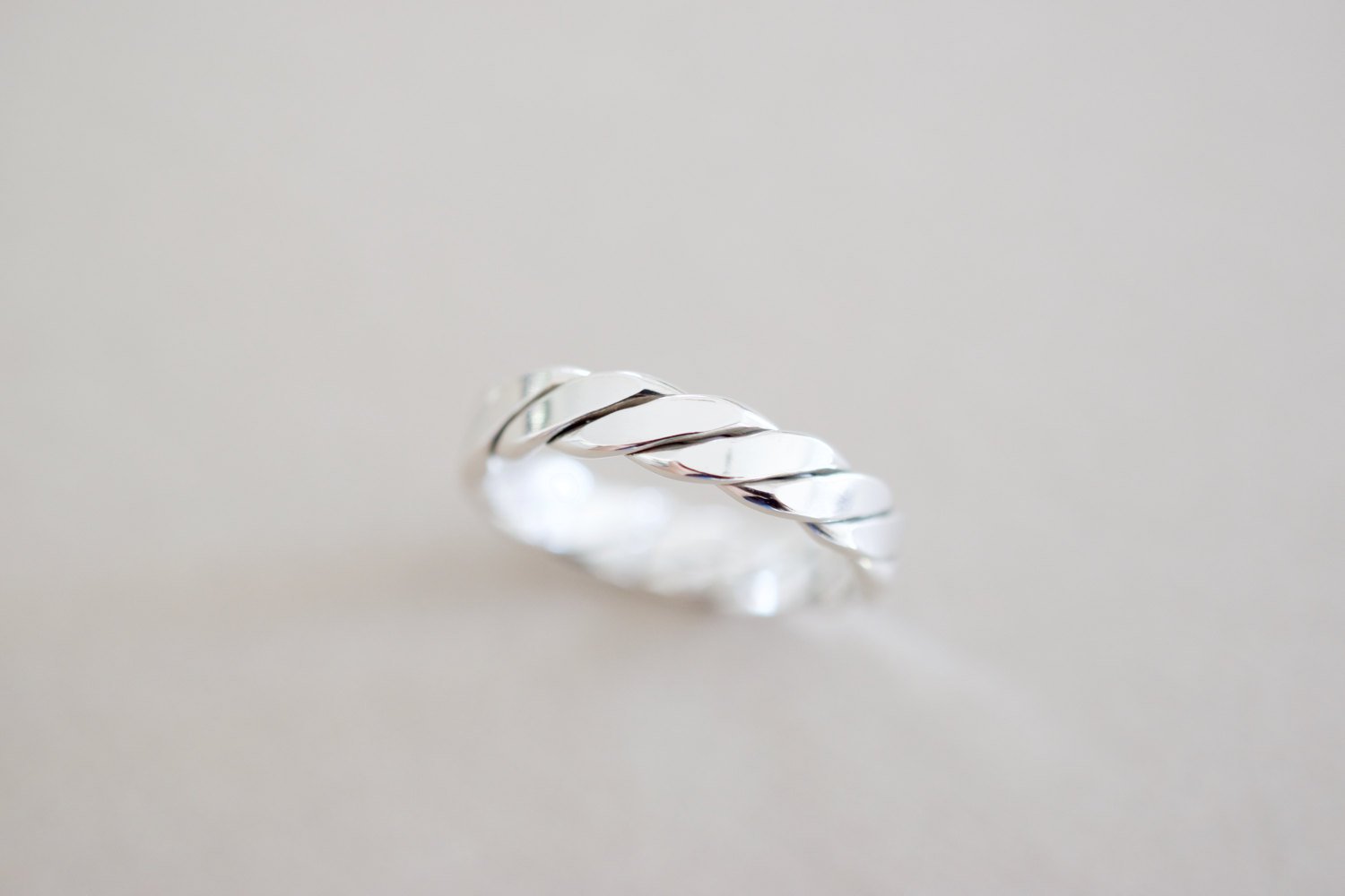 Twisted Sterling Ring 