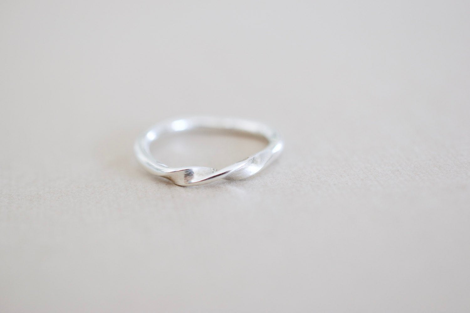 Sterling Twist Ring 
