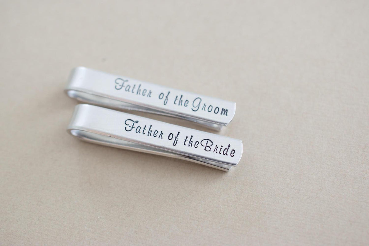 Tie Bar Wedding Set, wide view