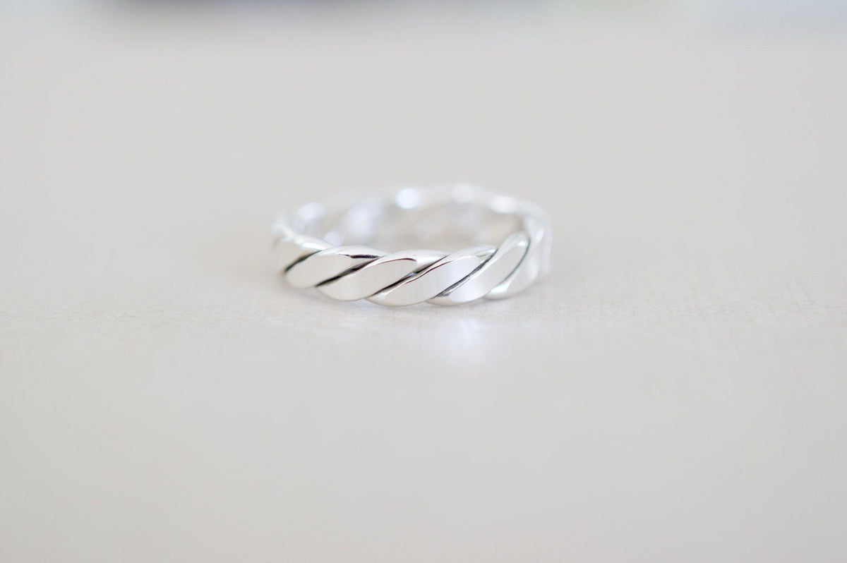Twisted Sterling Ring 
