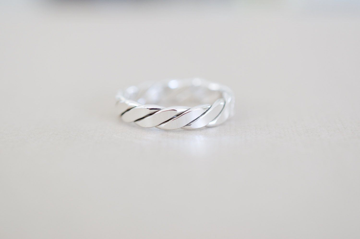 Twisted Sterling Ring 