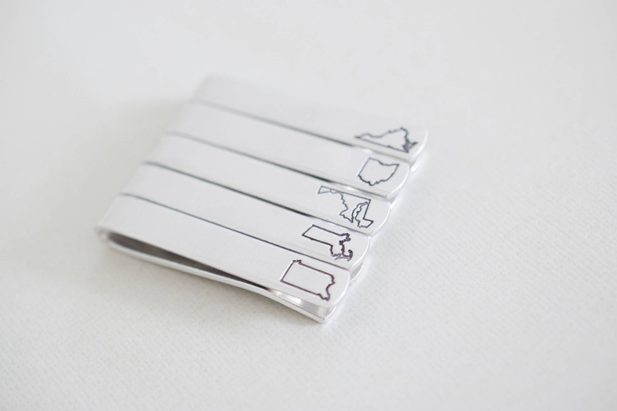 Custom State Tie Bar 