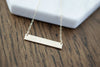 Dandelion Bar Necklace, right view