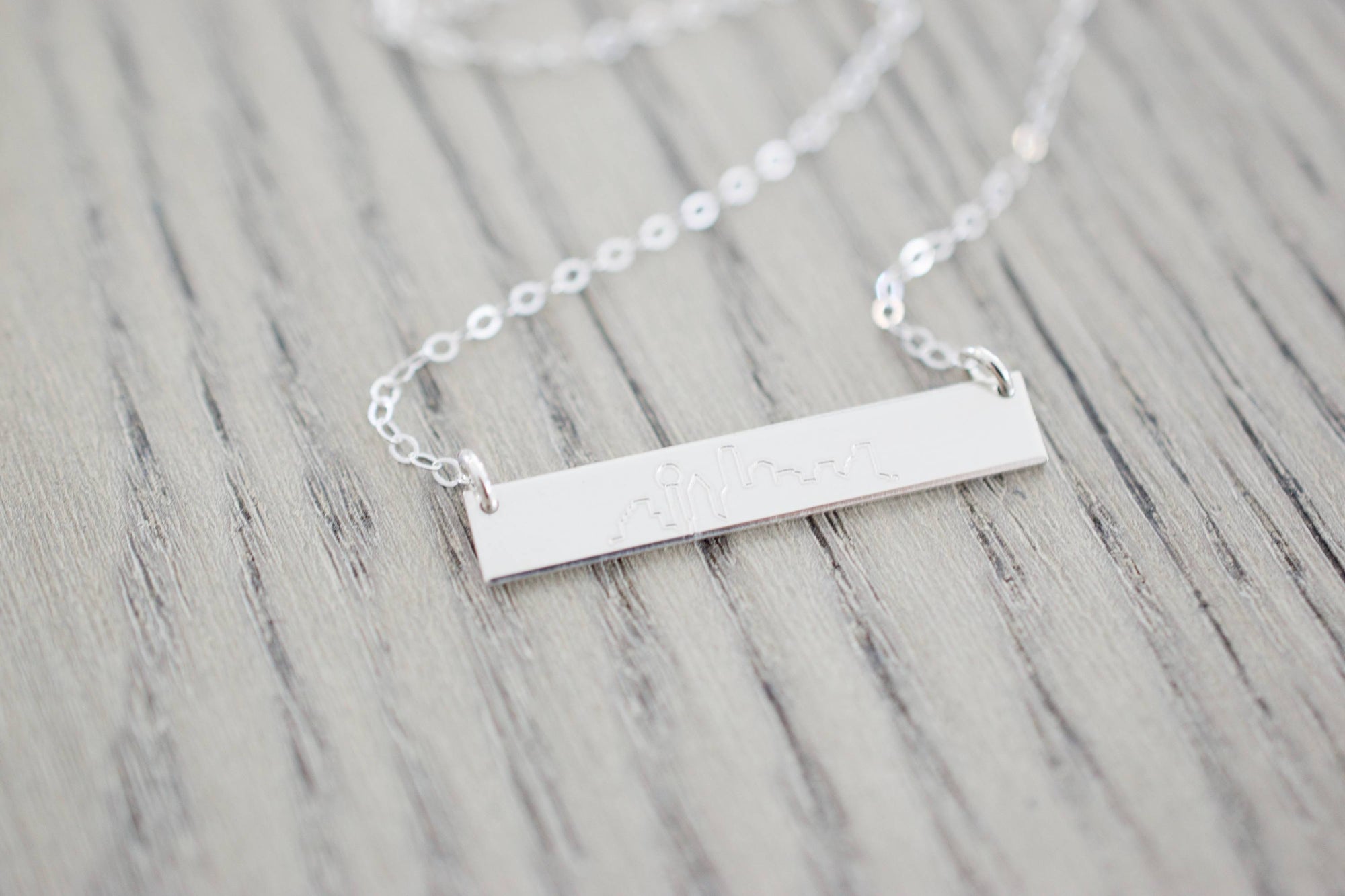 City Skyline Bar Necklace 