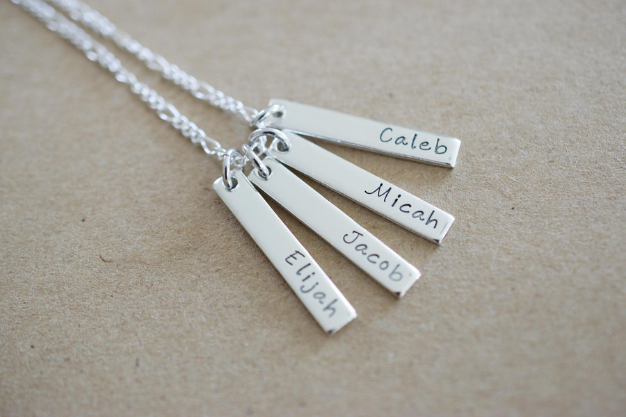 Personalized Bar Necklace 