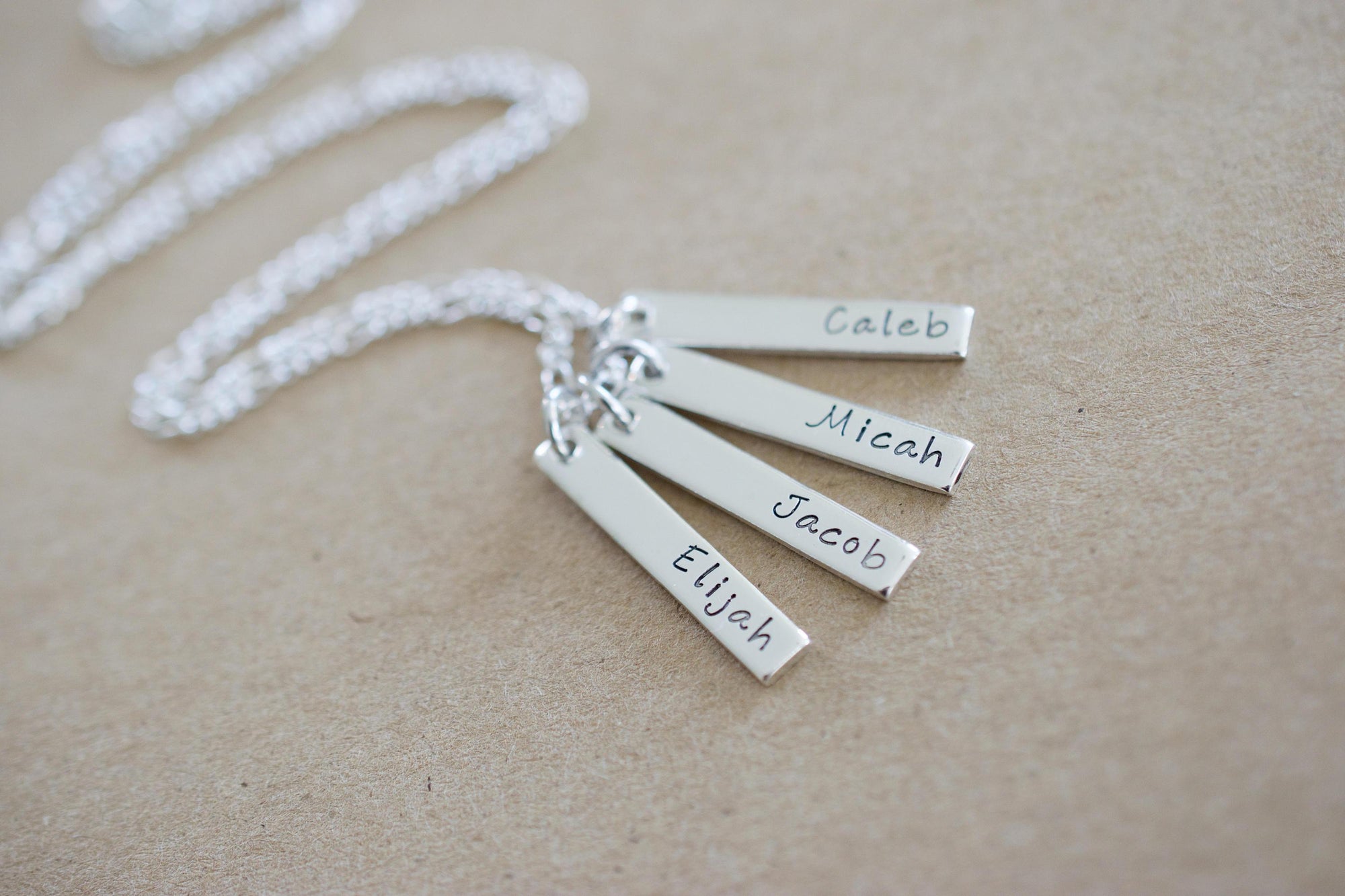 Personalized Bar Necklace 