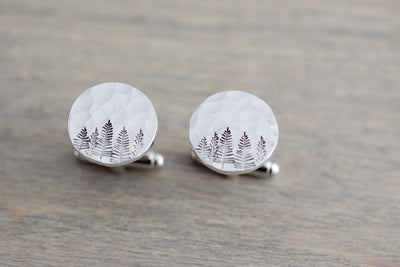 Forest Cufflinks, view from above