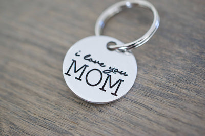 I love you Mom Keychain