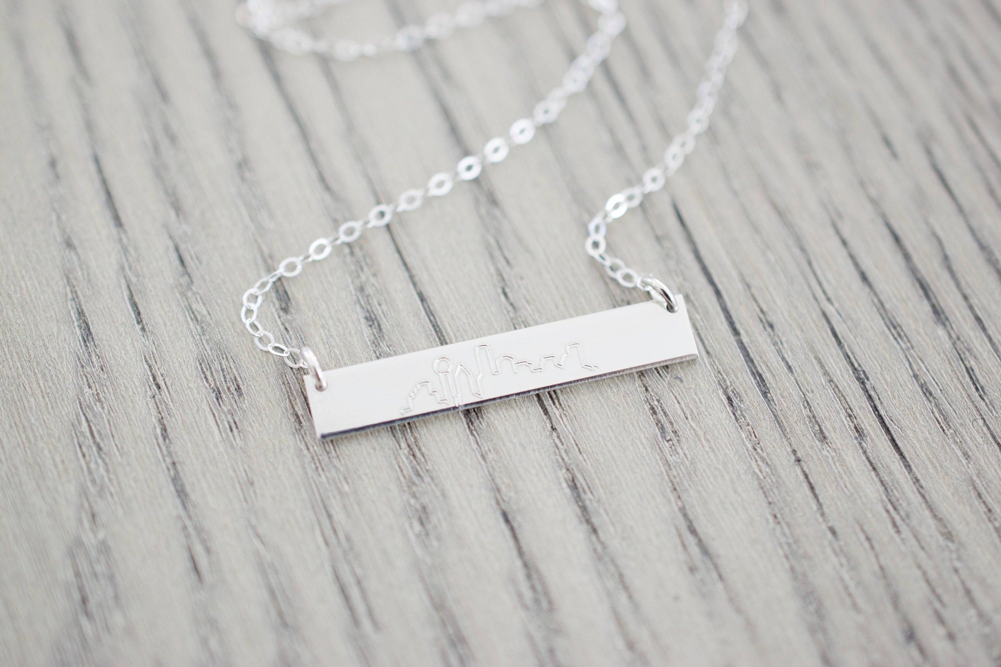 City Skyline Bar Necklace 