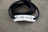 Alis Volat Propriis Bracelet | She Flies with Her Own Wings Bracelet, zoomed out