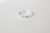 Faith Ring | Hand Stamped Ring, Wide View
