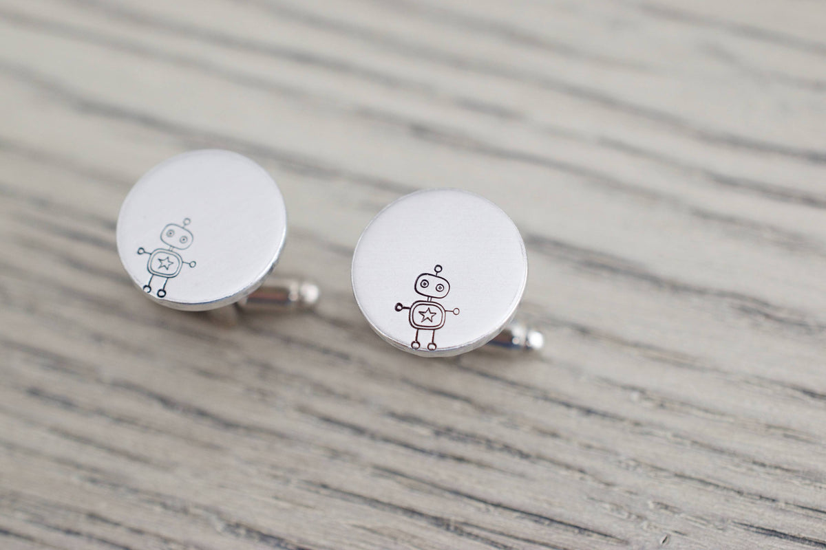 Robot Cufflinks 