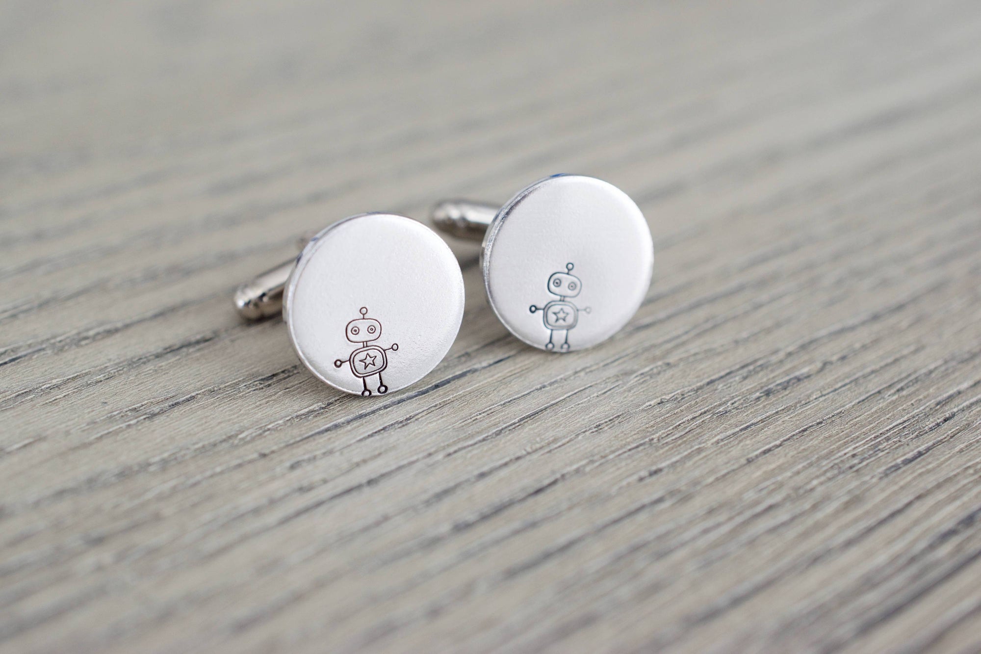 Robot Cufflinks 