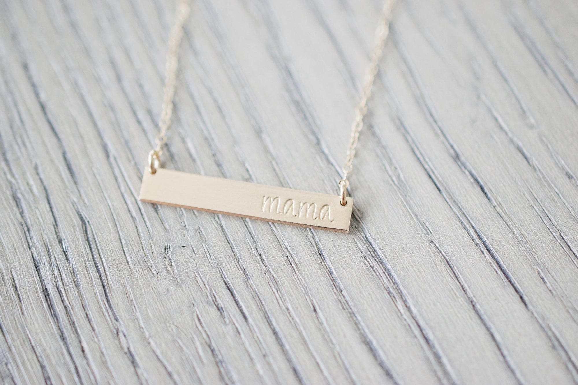 Mama Bar Necklace 