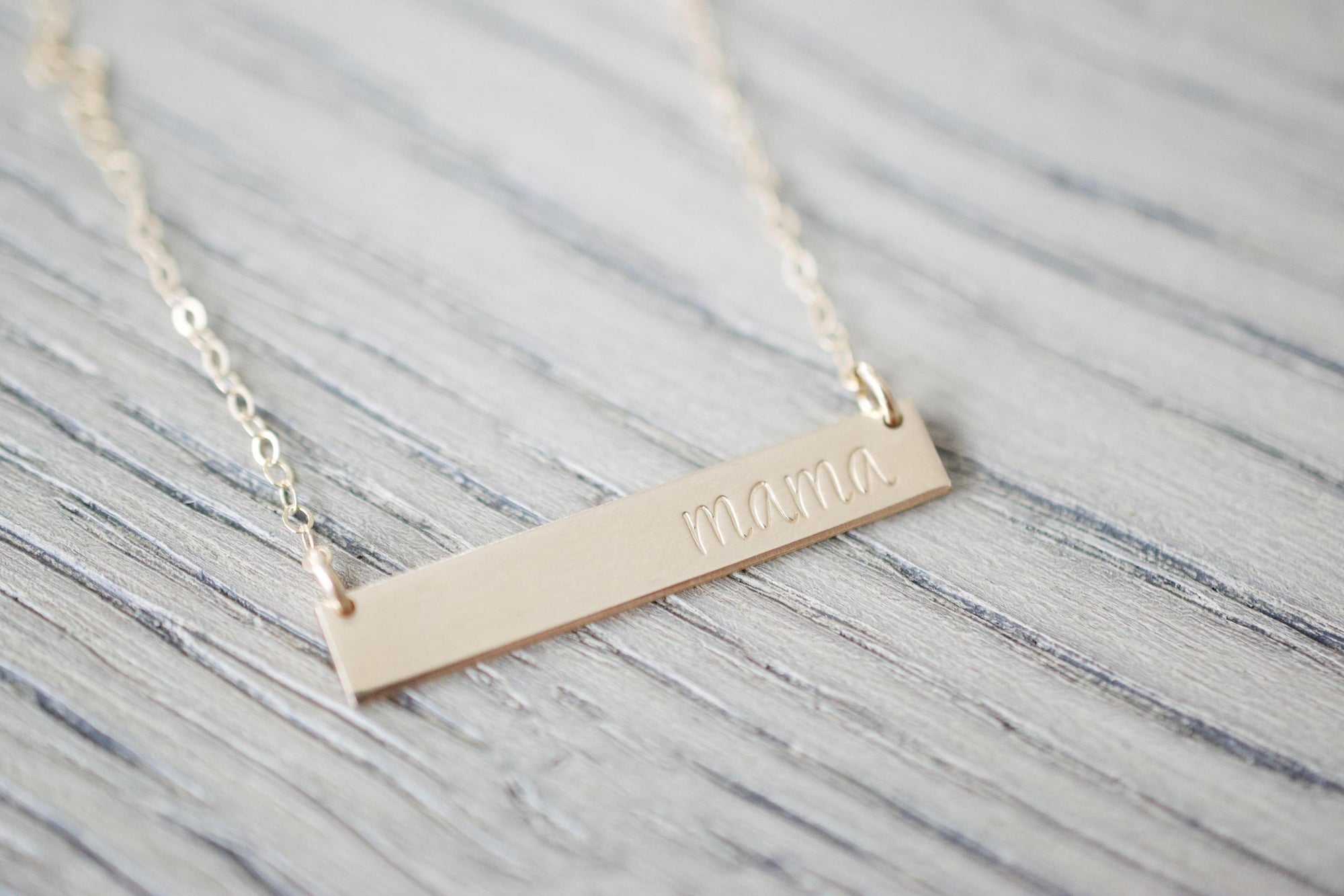 Mama Bar Necklace 