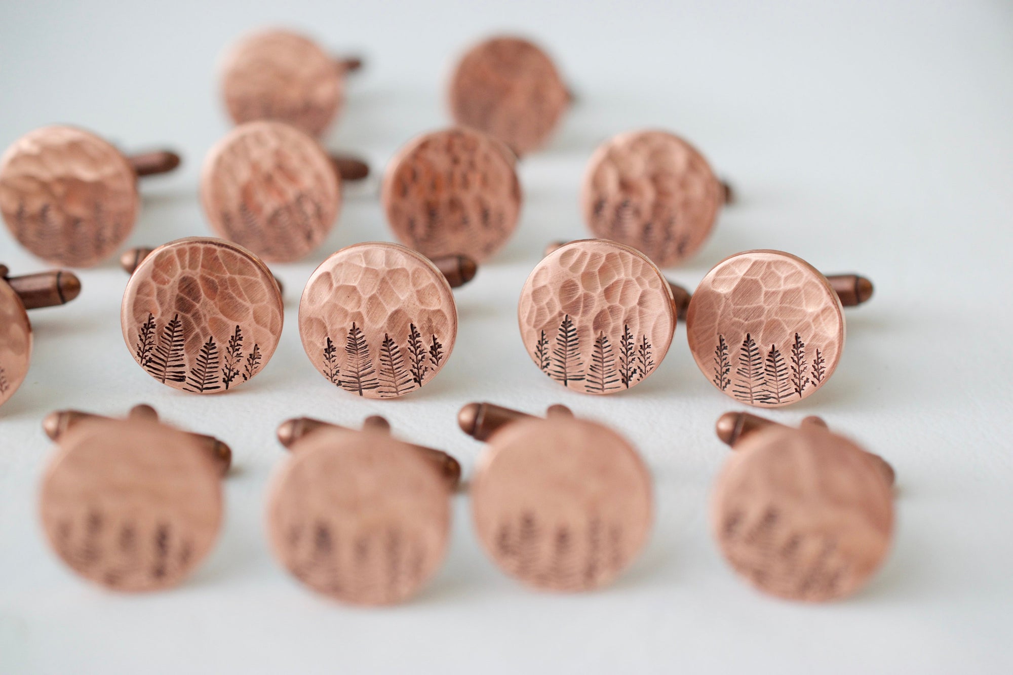 Copper Forest Cufflinks, zoom out 