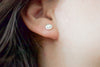 Hibiscus Earrings - Sterling Silver Stud Earrings