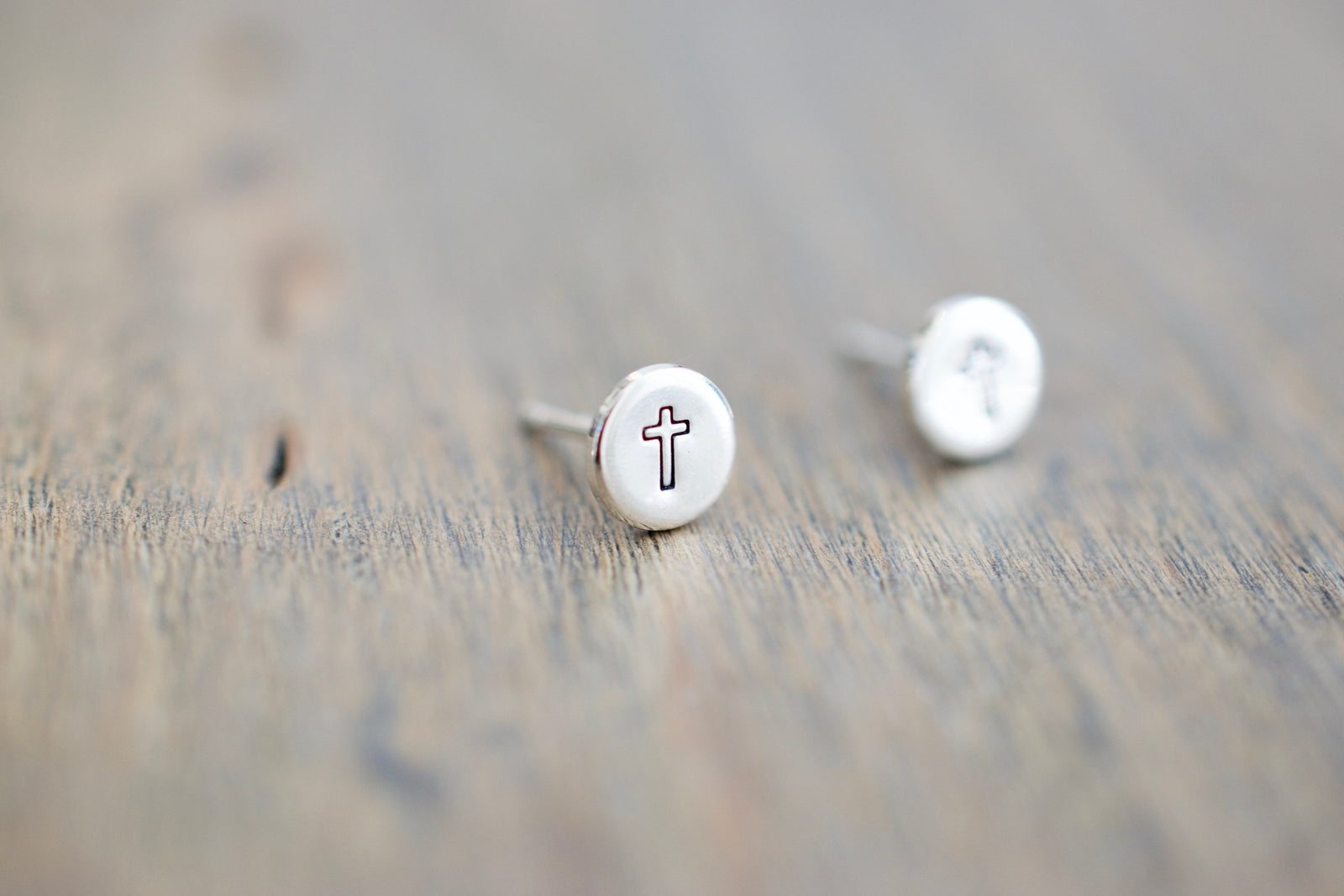 Cross Stud Earrings 