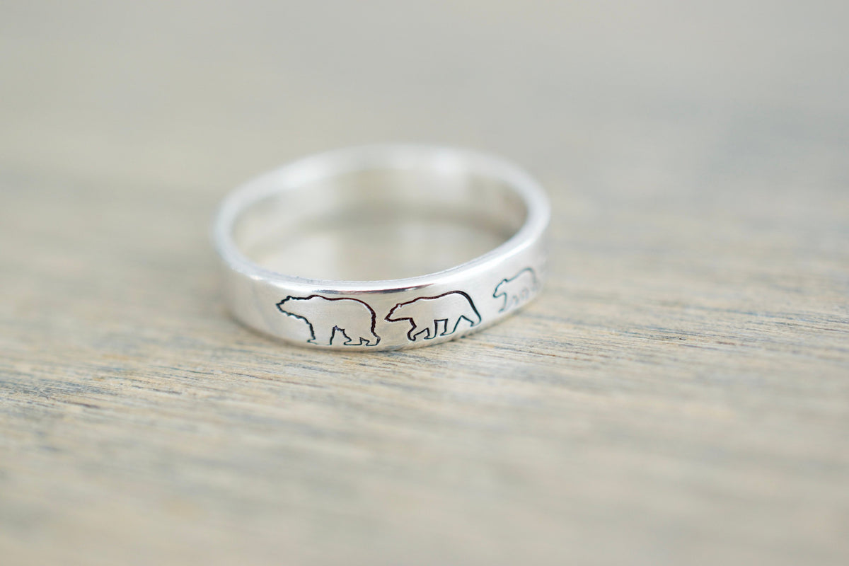 Bear Family Ring 