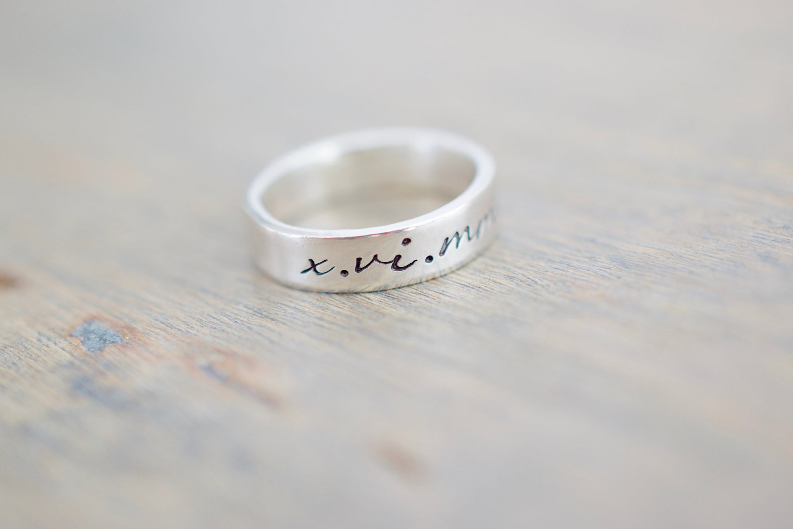 Roman Numerals Ring 