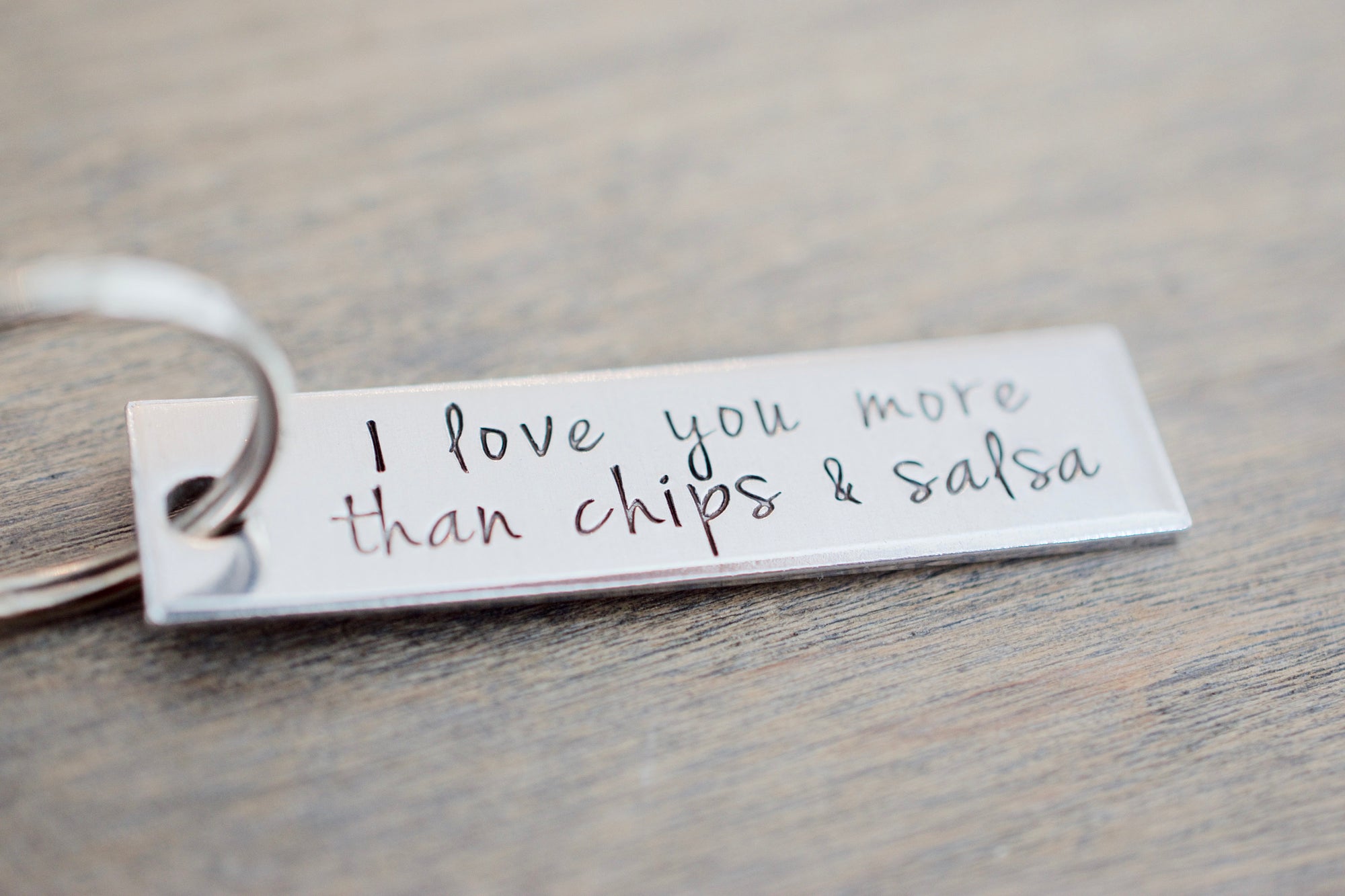 I love you more than Keychain 