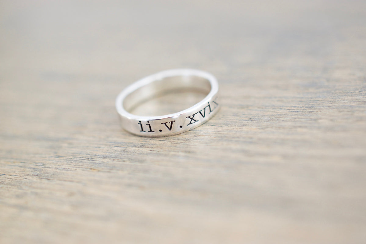 Roman Numerals  Ring 
