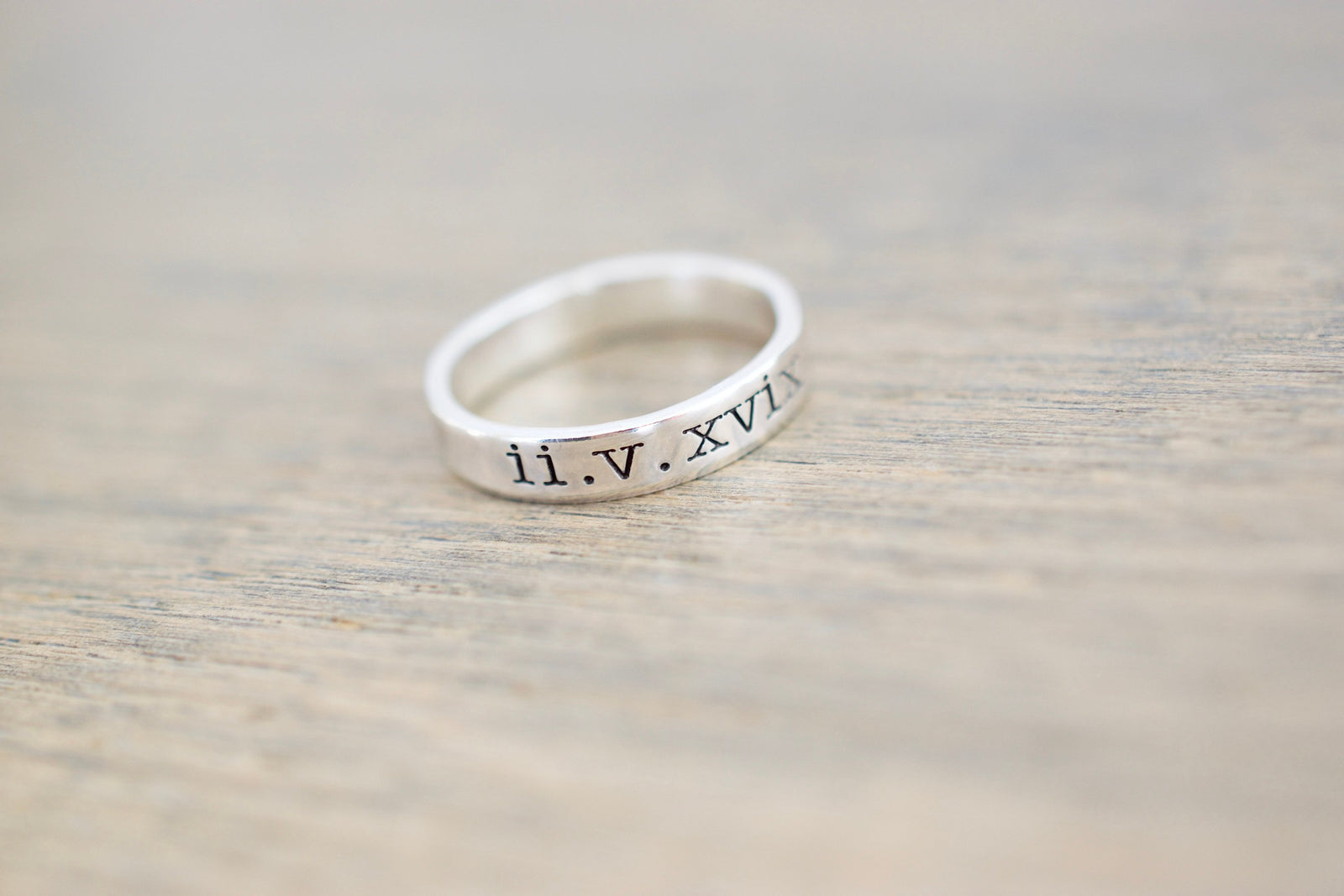Roman Numerals  Ring 