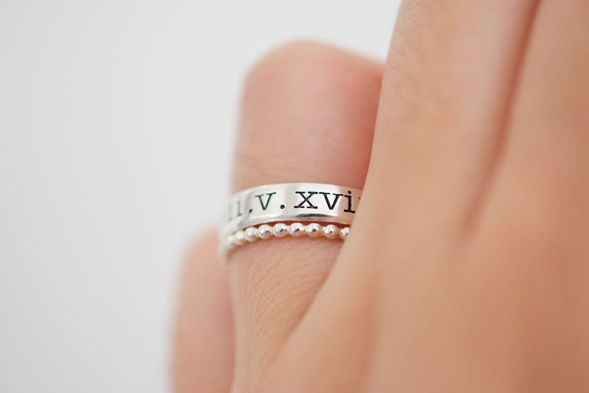 Roman Numerals  Ring 