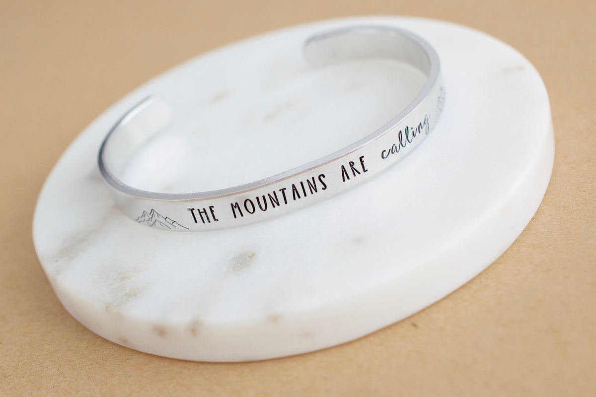 The Mountains are Calling Bracelet 